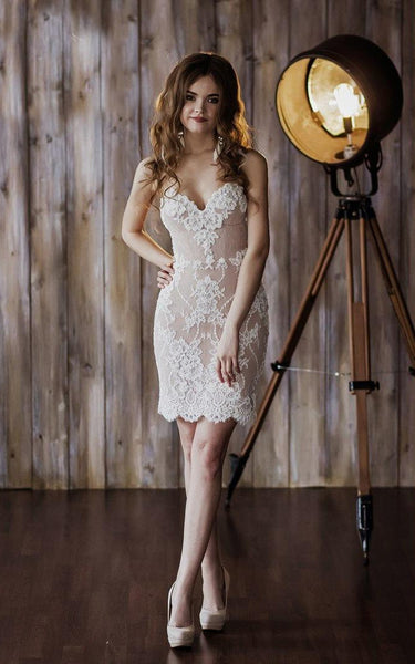 Wedding 2 In 1 Ball Gown Short Wedding Dress-711730