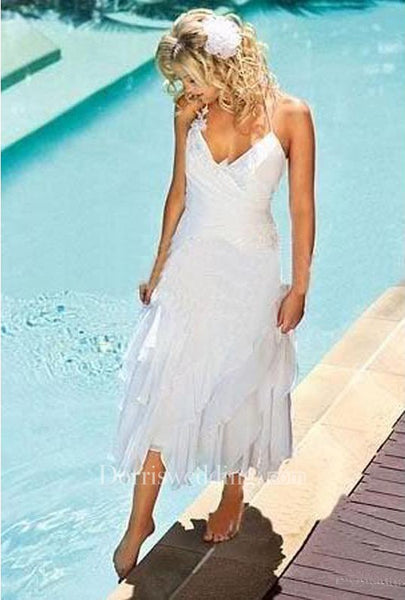 Boho Chic: High Neck Lace Halter Boho Beach Wedding Dress In Chiffon For  Summer Country, Beach & Long Length Plus Size Available At Affordable  Prices From Bridalstore, $74.9