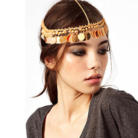 Tassels Head Chain Jewelry Chain Headband Head shiny Piece Hair Band