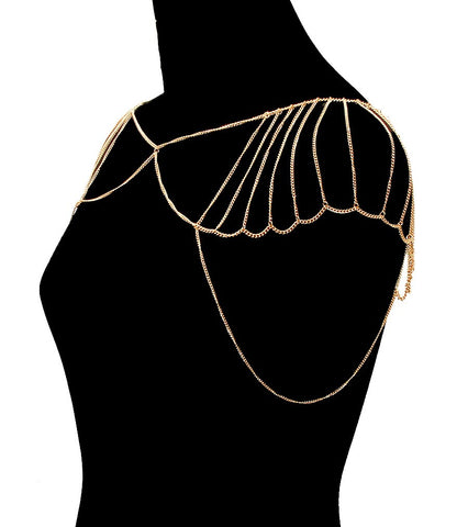 Metal Shoulder Chain Color-Gold