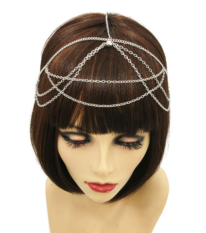 Metal Head Chain Color-Silver